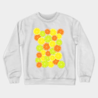 Citrus Slices - orange, lime, lemon Crewneck Sweatshirt